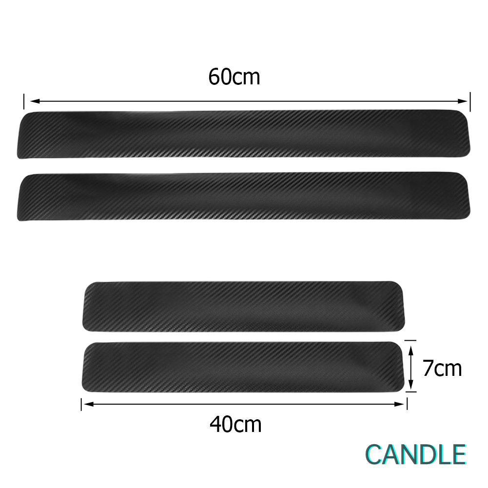 Set 4 Miếng Dán Chống Trượt Cho Cửa Xe Ô Tô