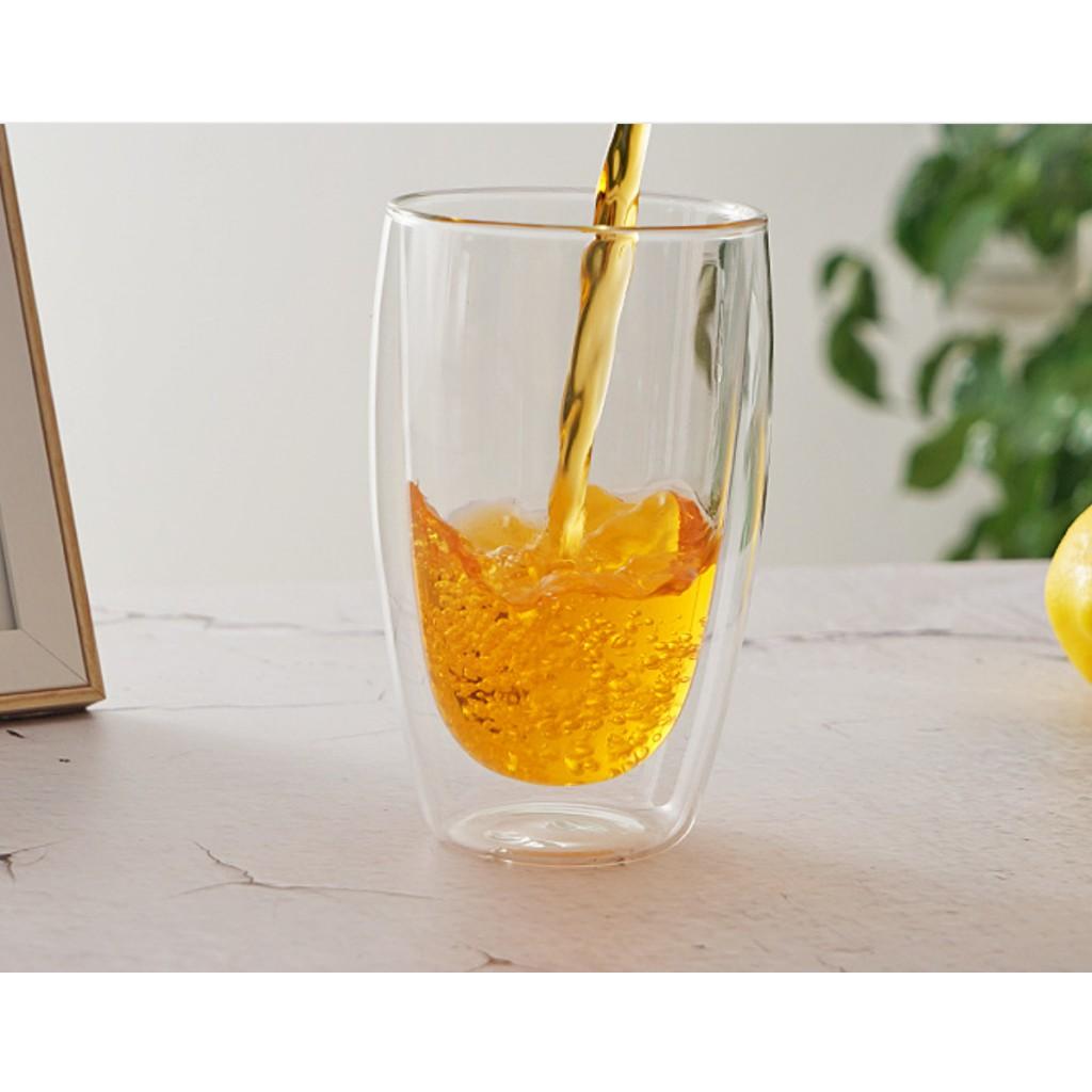 Bộ 4 Ly Giữ Lạnh Borosilicate Bowl 350ml 2 Lớp