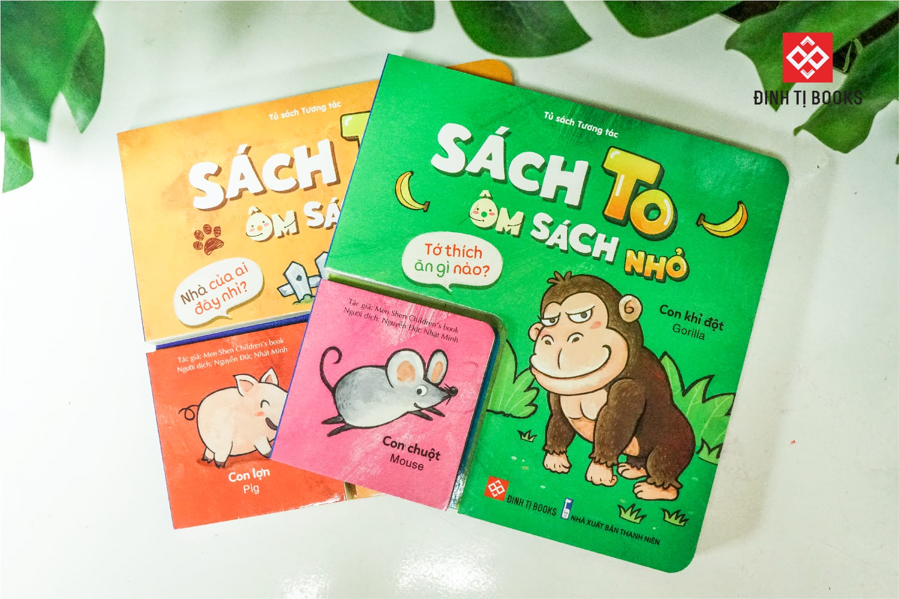 Sách - bộ sách to ôm sách nhỏ dành cho trẻ 3-6 tuổi - Đinh Tị Books