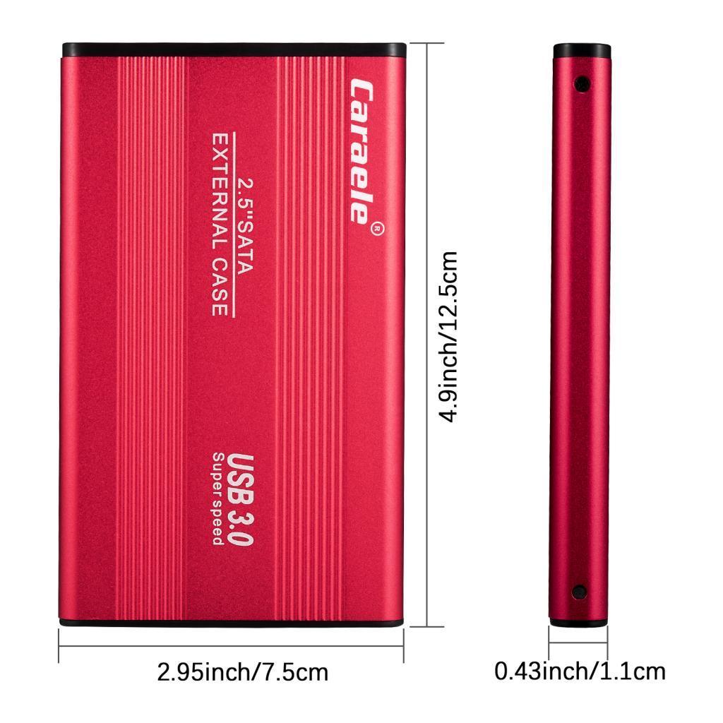 USB 3.0 External Hard Disk Drive, 2.5inch 500G Portable Mobile HDD SATA External Case for Windows Vista Windows Mac OS