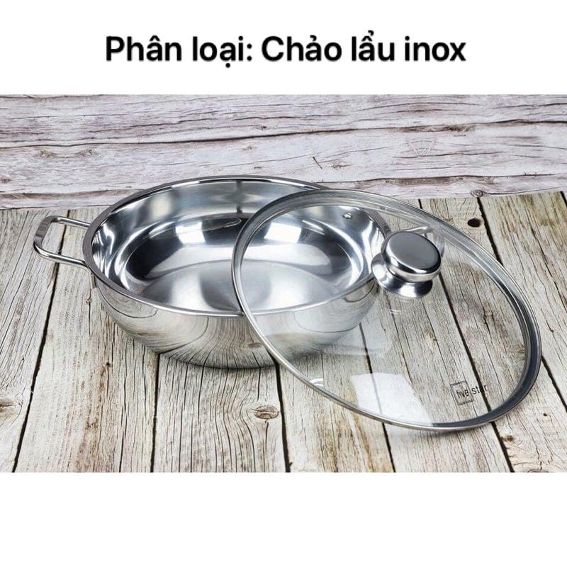 Nồi chảo lẩu inox Fivestar 3 đáy từ size 24cm, 26cm, 28cm, 32cm , có loại lòng chống dính