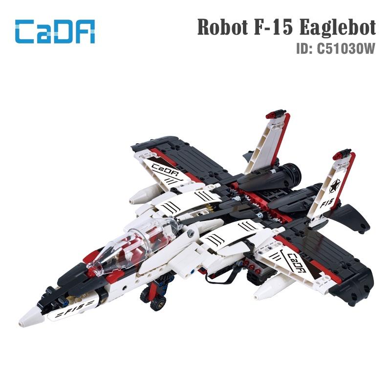 Đồ Chơi Lắp Ráp Điều Khiển Robot 2 Trong 1 F-15 Eaglebot – CADA C51030W
