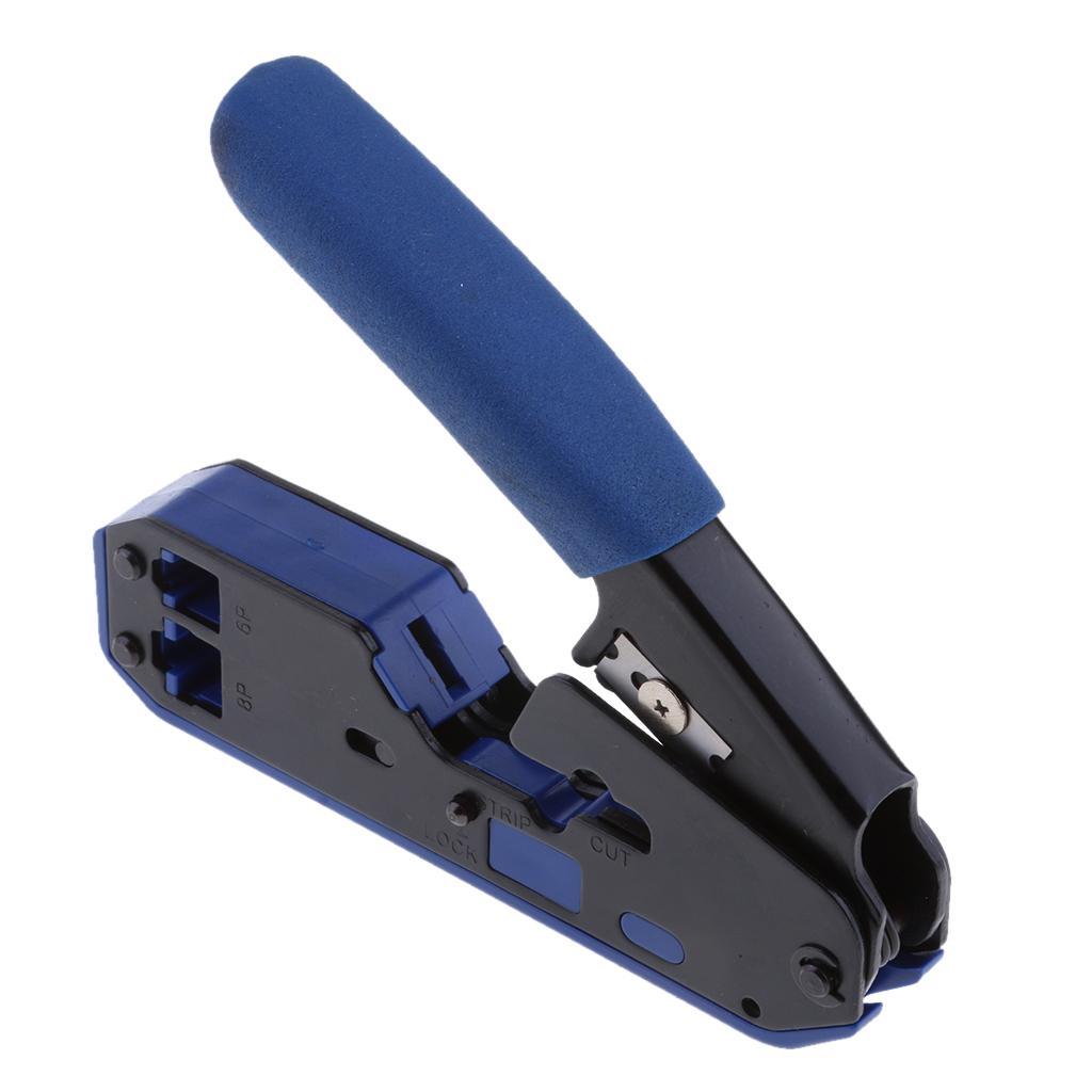 Multi-function Metal Cable Cutter Pliers Internet Wire Stripper Crimper Adjustable High Impact Handy Tools