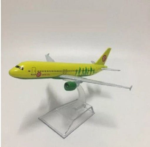 Mô hình máy bay tĩnh A320 Siberia, Russian 16cm (S7)