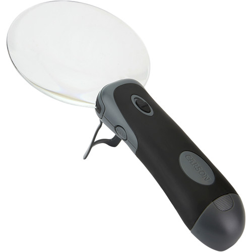 Bộ kính lúp cầm tay có đèn LED 3 trong 1 Carson Remov-A-Lens RL-30 - Hàng chính hãng