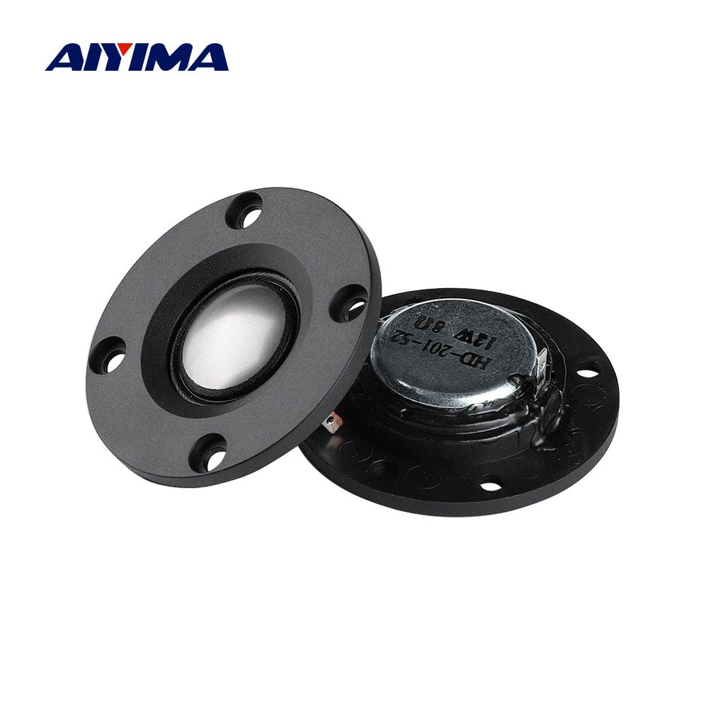 AIYIMA 2 Chiếc 2 Inch Tweeter Loa Âm Thanh Neodymium Sắt Từ Tính Mạnh Loa Treble 52Mm 4 6 8 Ohm 12W Hifi Color: 8 Ohm Speakers