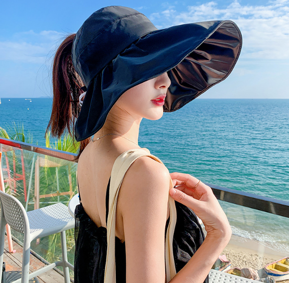 Mũ rộng vành chống nắng cao cấp phủ chống tia UV tuyệt đối, nón nữ thời trang