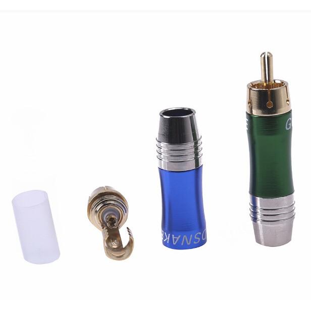 Đầu cắm âm thanh mạ vàng RCA cao cấp - Đầu Hoa Sen