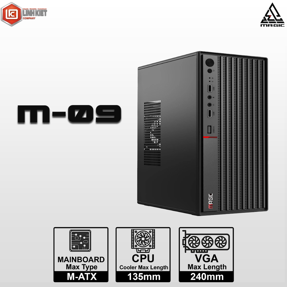 CASE MAGIC M-09 (MATX) - Hàng chính hãng