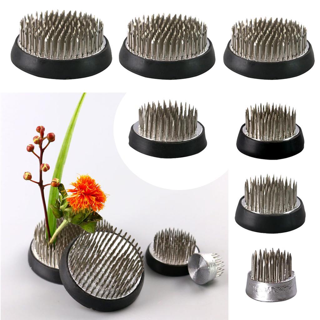 Round Ikebana  Spiky Flower Frog Arrangement Base Floral Art  2.3cm