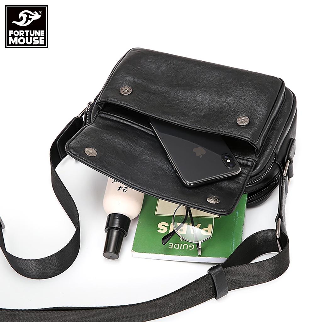 Túi Đeo Chéo Unisex Lanpad Da Pu LP558