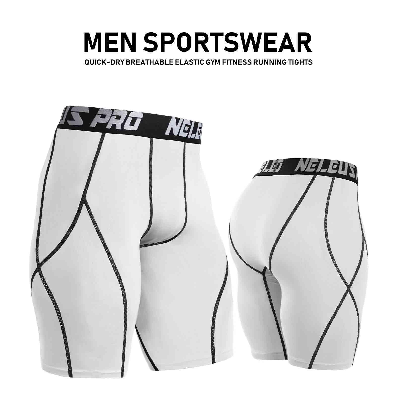 Set 3 Quần Short Thể Thao Nam Cho Nam Giới Nhanh Khô Thoáng Khí Co Giãn