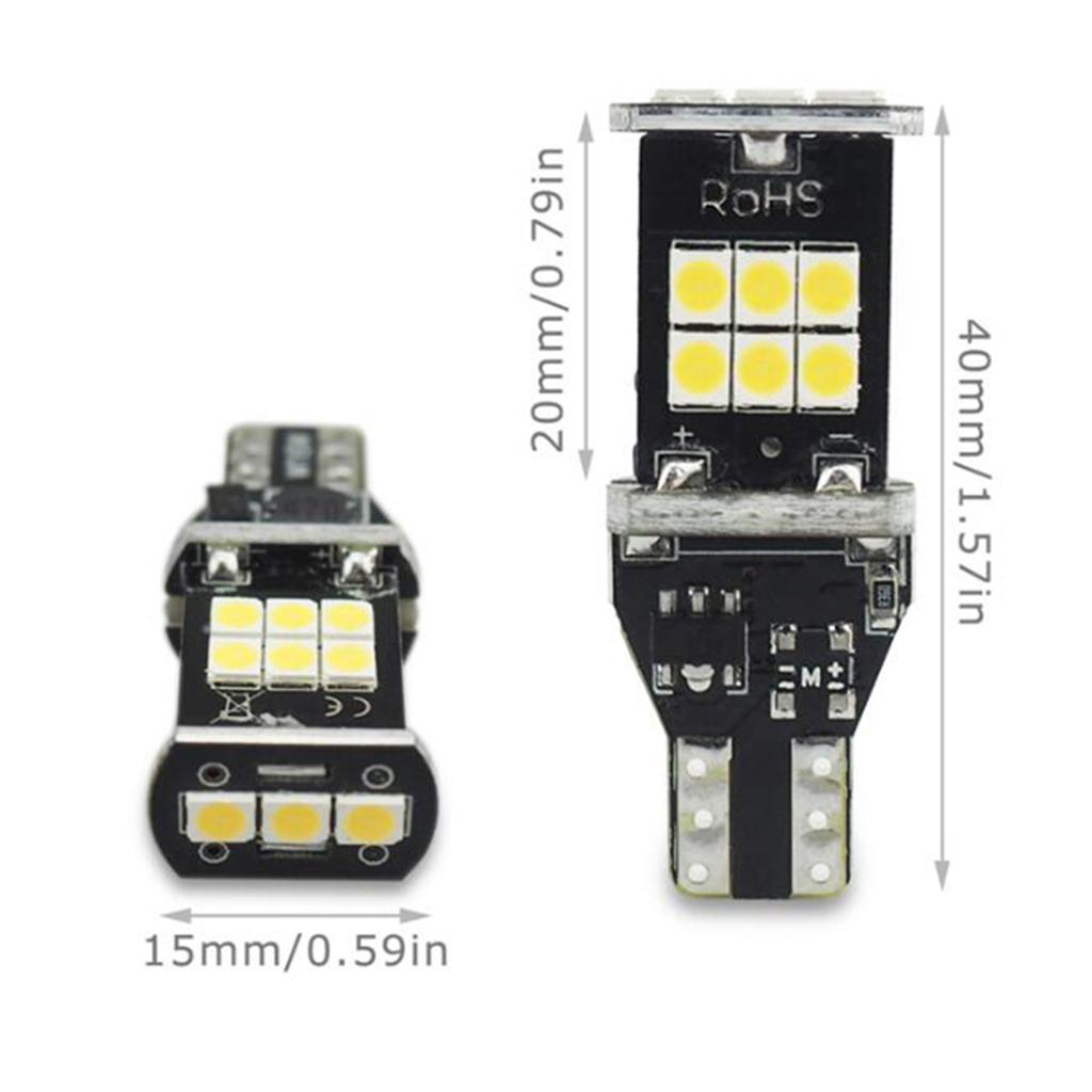 3030 15 SMD LED Car Tail Backup Reverse Light Bulb