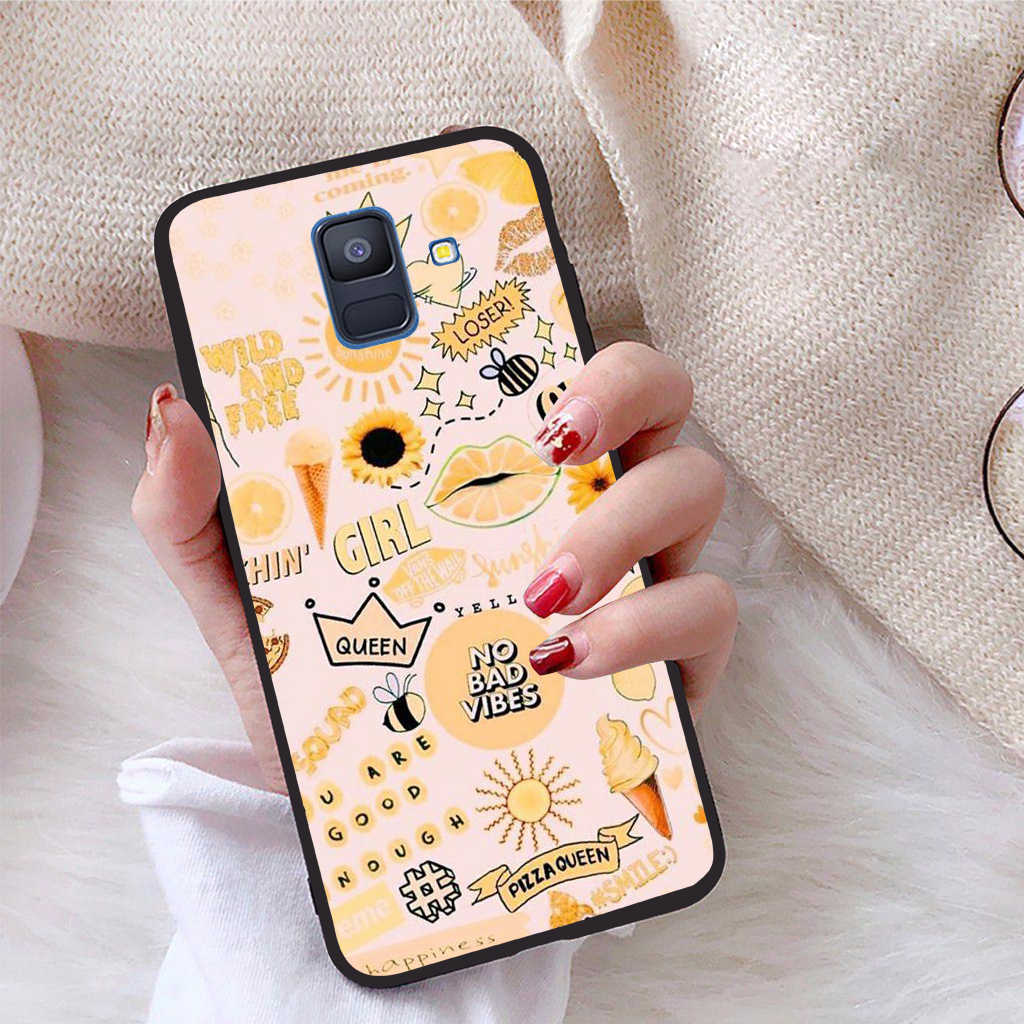 Ốp lưng dành cho Samsung Galaxy A6 2018 viền dẻo TPU Bộ Sưu Tập Phong Cách Tự Do - Hàng chính hãng