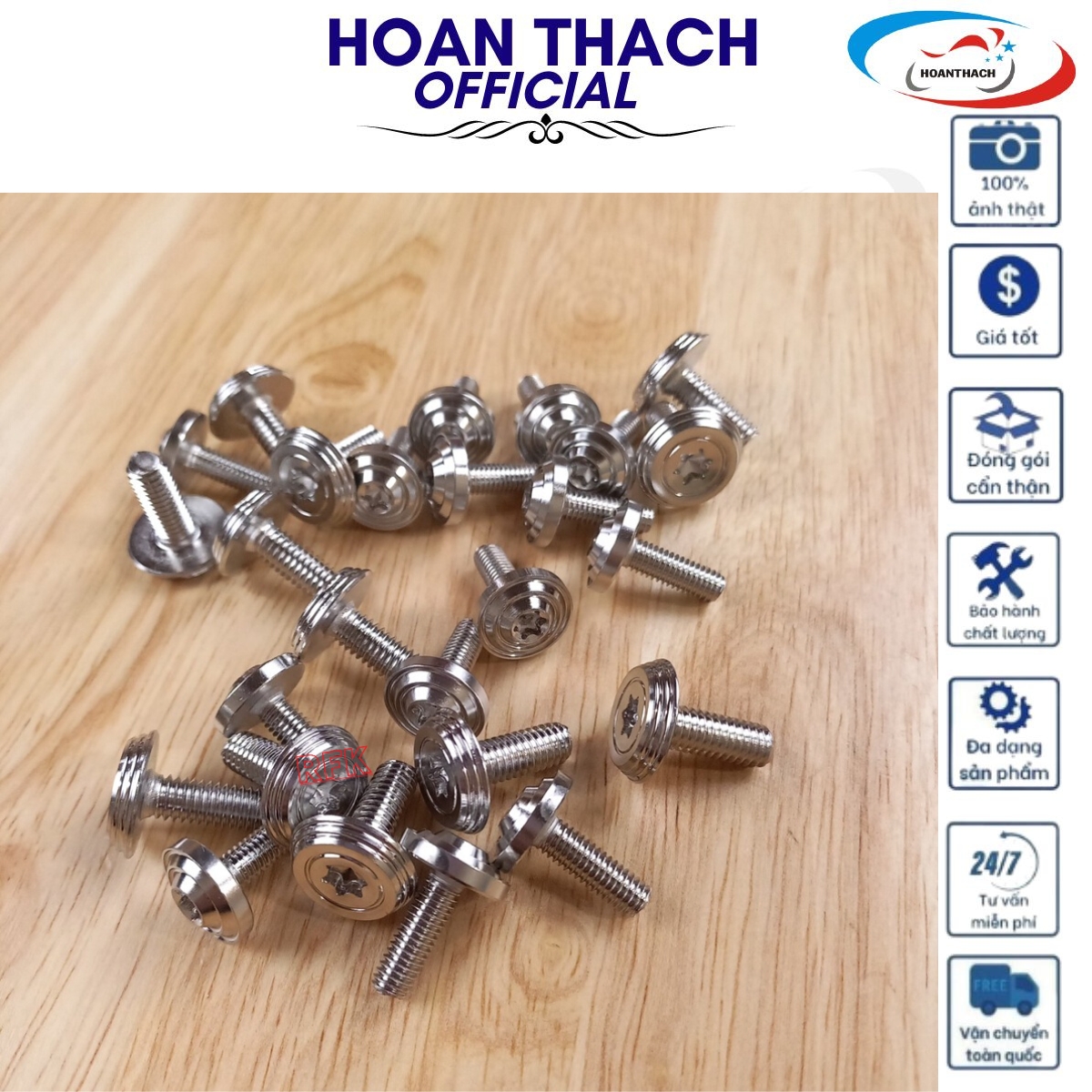 Bộ Ốc Áo Mẫu Thái Inox 304 cho xe máy Winner X ( 26 con ), HOANTHACH SP017386