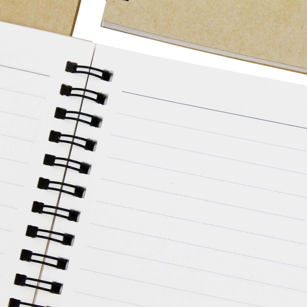 Sổ Lò Xo Kraft A6 - Không Kẻ Có Chấm - 80gsm - The Sun 03