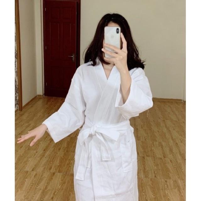 ÁO CHOÀNG TẮM KHÁCH SẠN CAO CẤP - Chất Liệu 100% Cotton Thoáng Mát Cao Cấp- Không Xù