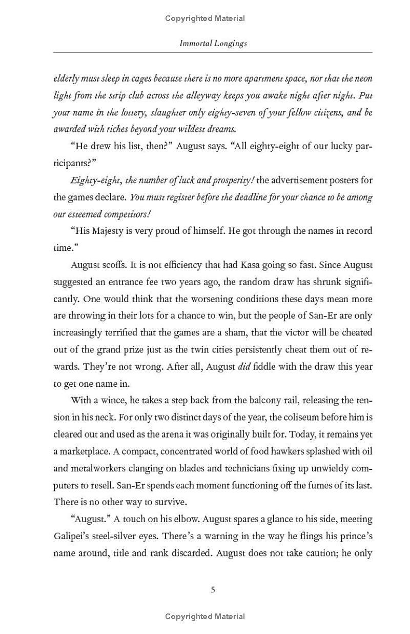 Sách ngoại văn: Immortal Longings