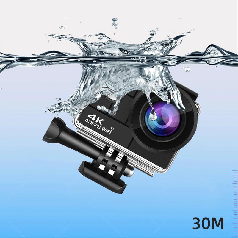AT-Q44CR Action Camera Ultra HD 4K 30fps WiFi 2.0" Underwater Waterproof Helmet Video Recording DVR Sport Cam With Telecontrol