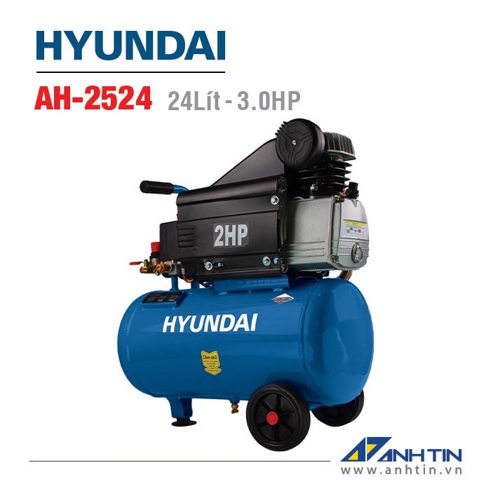 Máy nén khí trực tiếp HYUNDAI AH-2524 | 24Lít | Công suất 2.0HP | Lưu lượng 120 lít/phút