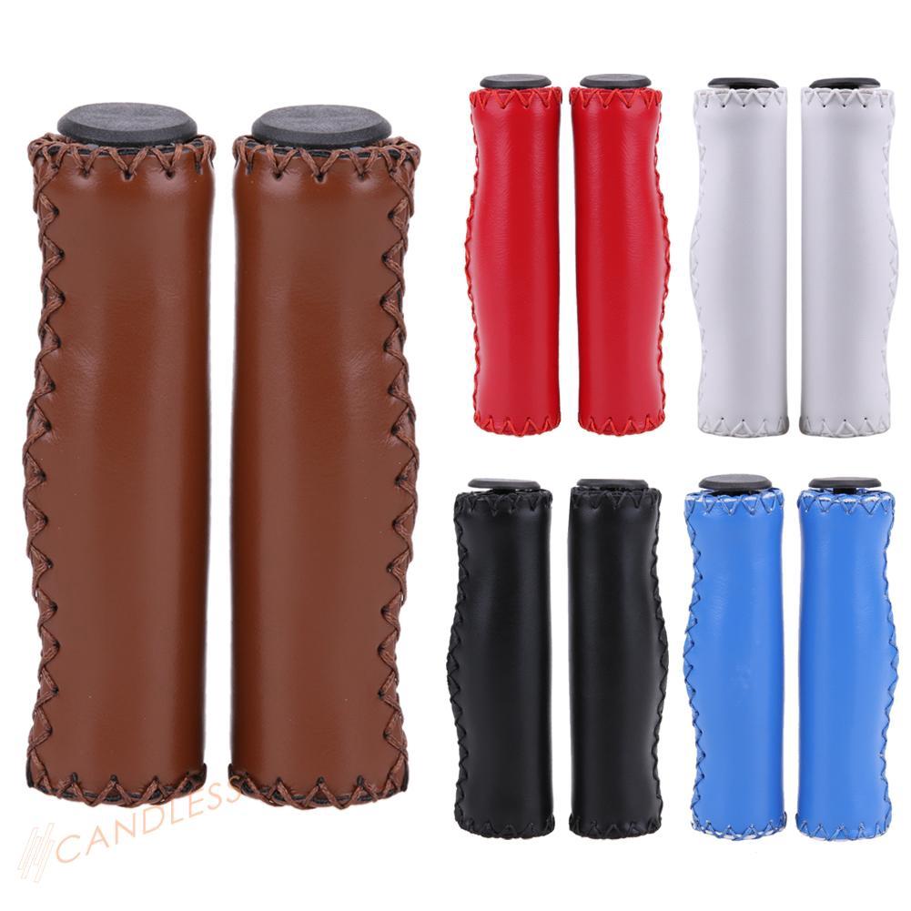 2 Miếng Bọc Tay Cầm Xe Đạp Bằng Da Chống Trượt