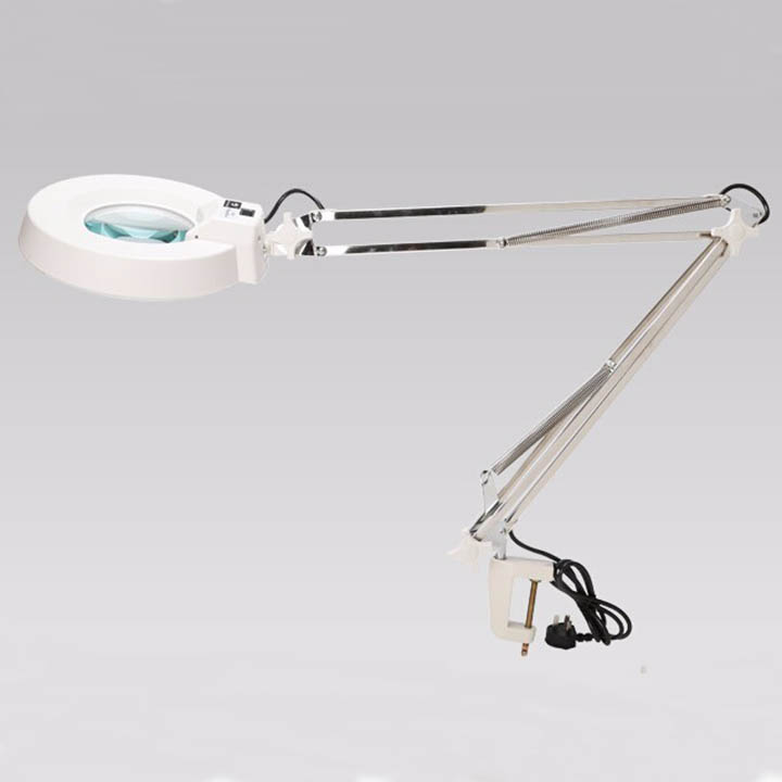 Kính lúp kẹp bàn có đèn LT-86A 10x