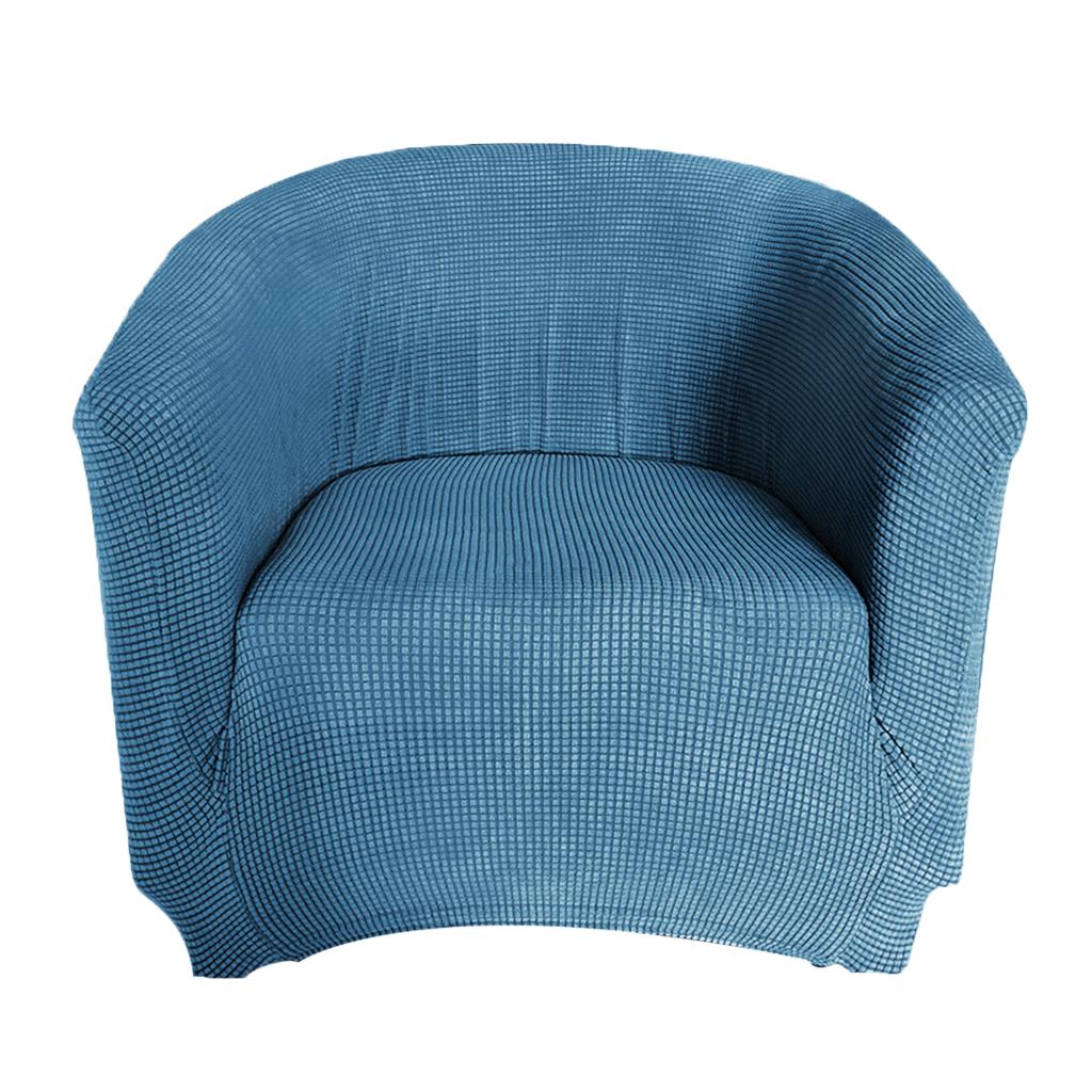 Fashion Armchair Slipcovers Chair Couch Sofa Cover Blue