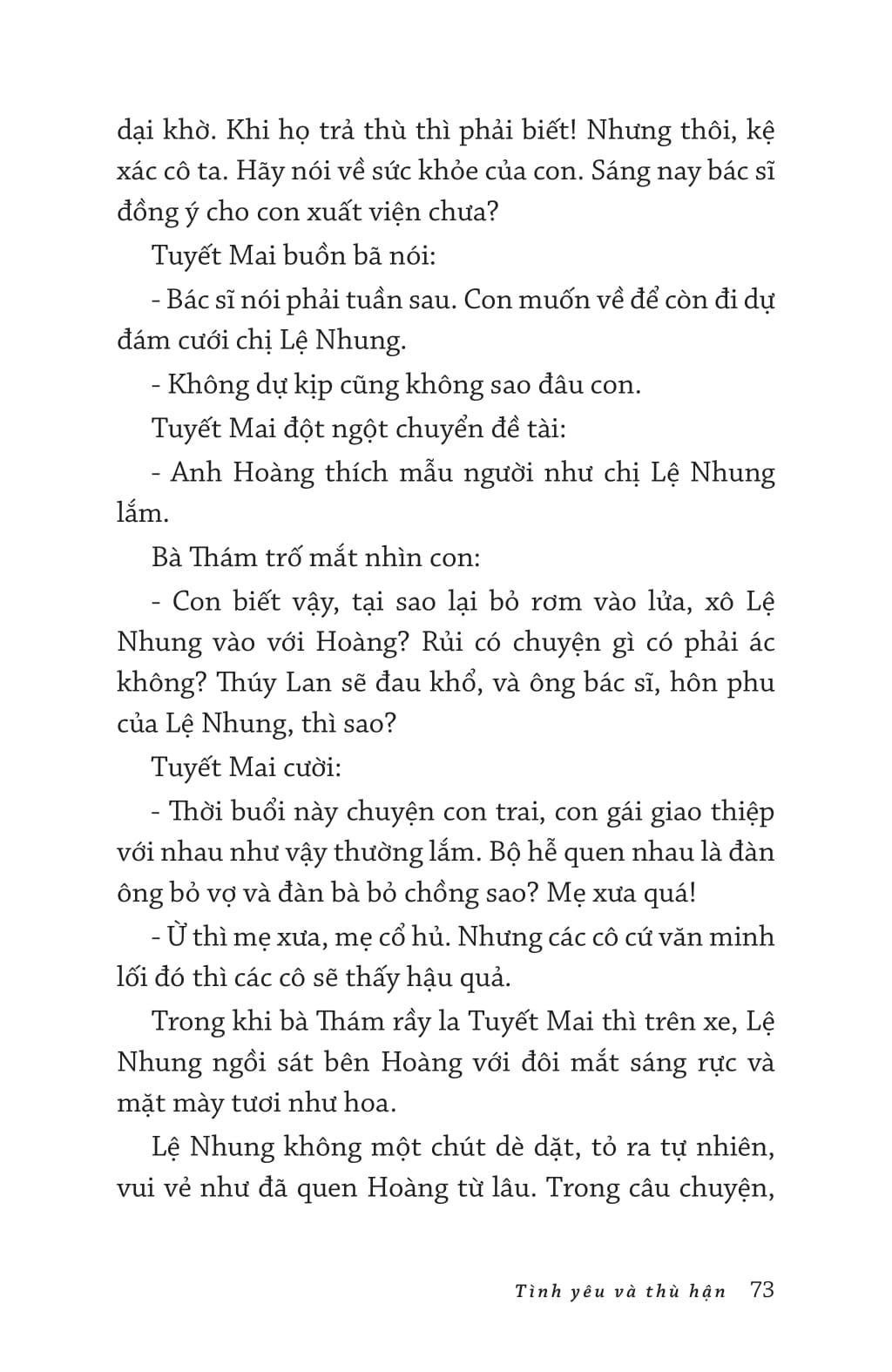 Tình Yêu Và Thù Hận