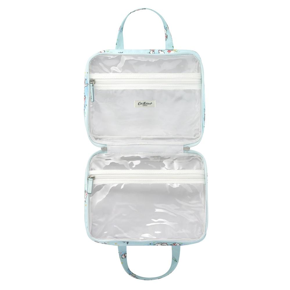 Túi đựng đồ dùng nhà tắm/Two Part Wash Bag Spring Bunnies and Lambs  - Blue - 1083781