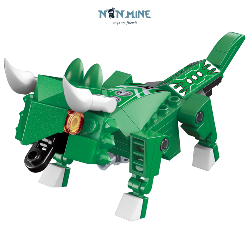 Đồ Chơi Xếp Hình Lắp Ráp Qman 41105 Người Máy Khủng Long Robot Mech Dinosaur 6 Trong 1 Gồm 521 Chi Tiết Cho Trẻ Từ 6 Tuổi