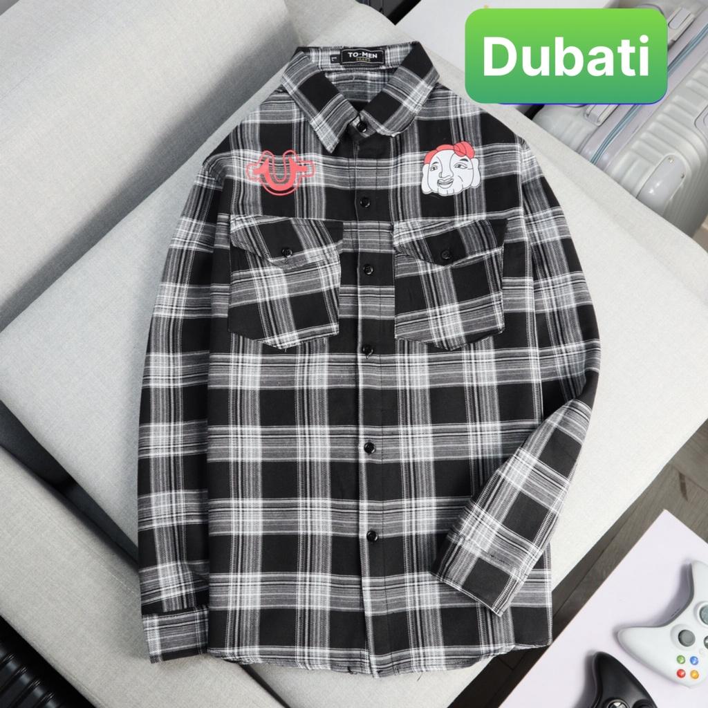 ÁO SƠ MI KATE LỤA NAM EVISU CHỐNG NHĂN HÀN QUỐC HOT TREND 2022 - DUBATI FASHION