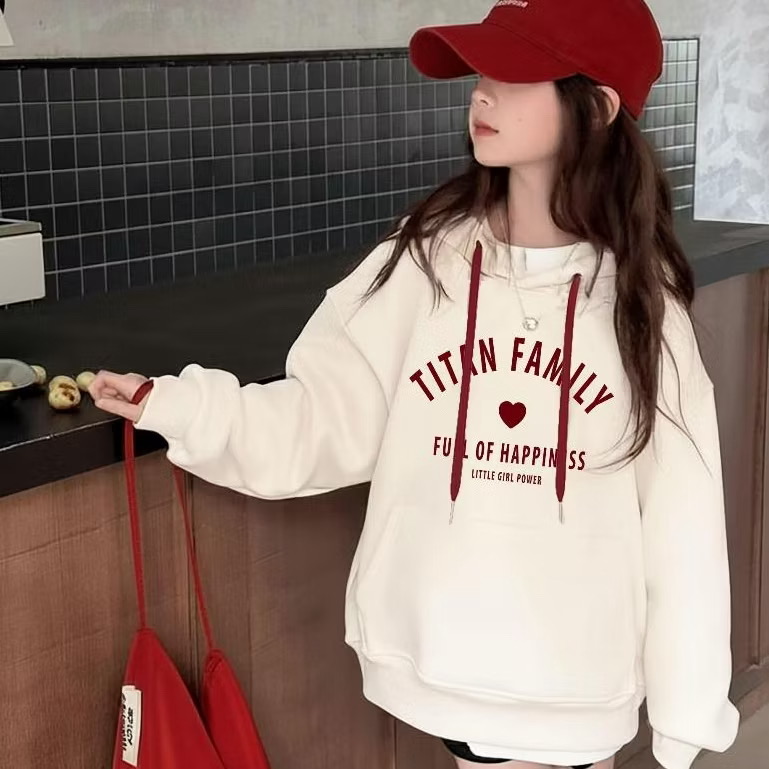Áo Hoodie Bé Gái Form Rộng Năng Động In Hình Siêu Xinh Chất Nỉ Từ 18-45kg Dành Cho Bé Gái