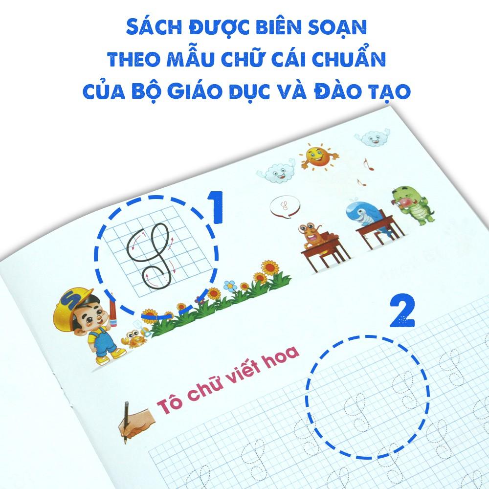 Vở tập tô chữ cùng Sam Hồng Hà | Tập tô chữ cho bé chuẩn bị vào lớp 1