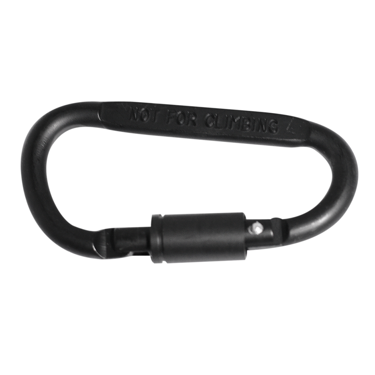 Móc Đa Năng Móc Khóa Nhôm Đi Phượt Carabiner Chữ D Khoá Xoay 8cm (Màu Ngẫu Nhiên)