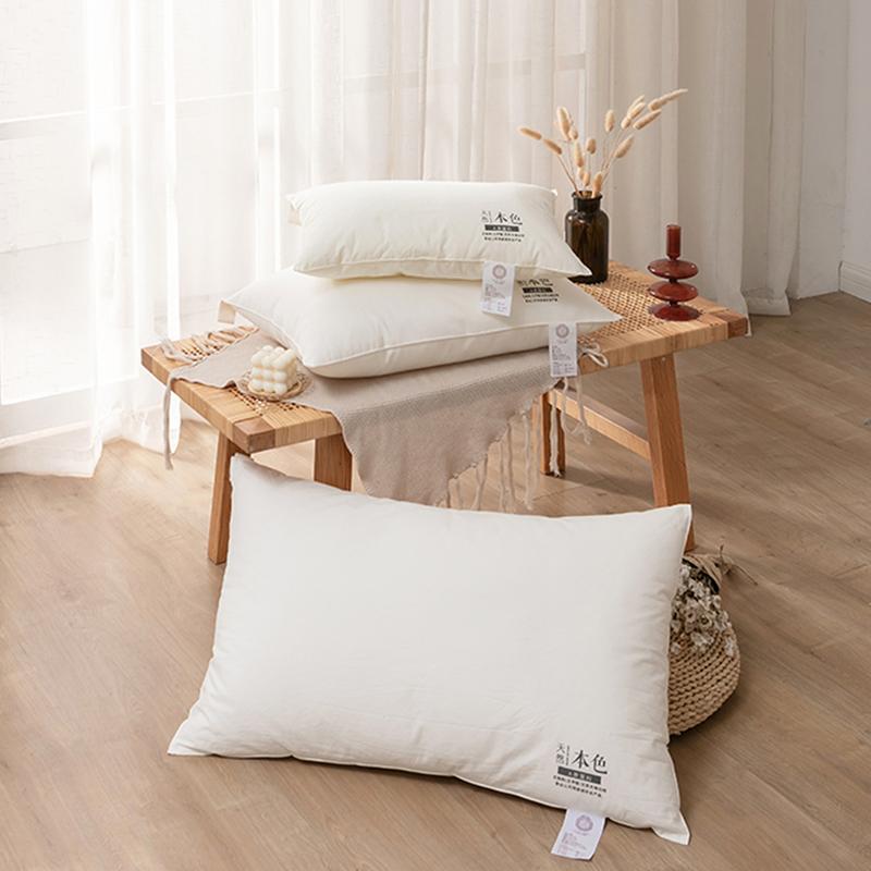 Gối Chất Liệu Cotton Mềm Mại Có Thể Giặt Gối Cổ Gối Ngủ Không Huỳnh Quang Bà Mẹ Và Trẻ Em Ruột Gối