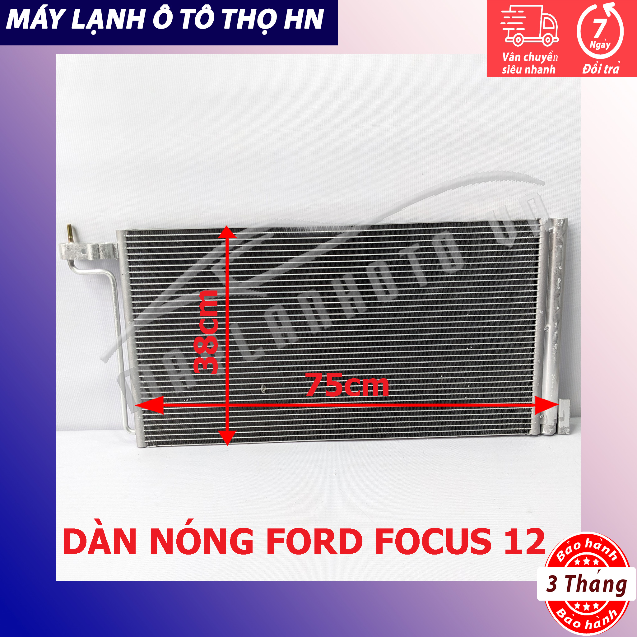 Dàn nóng Ford Focus 2012 Hàng xịn Thái Lan