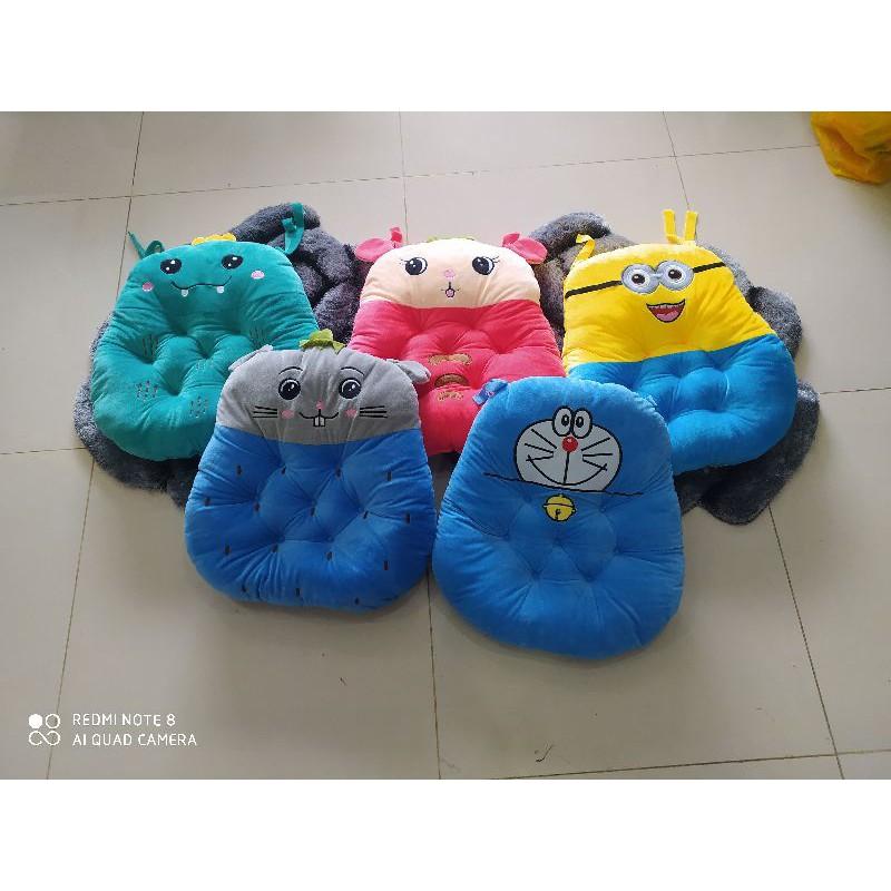 Đệm ngồi bệt, gối tựa lưng mềm êm hình thú siêu cute, nệm ngồi bệt hoạt hình