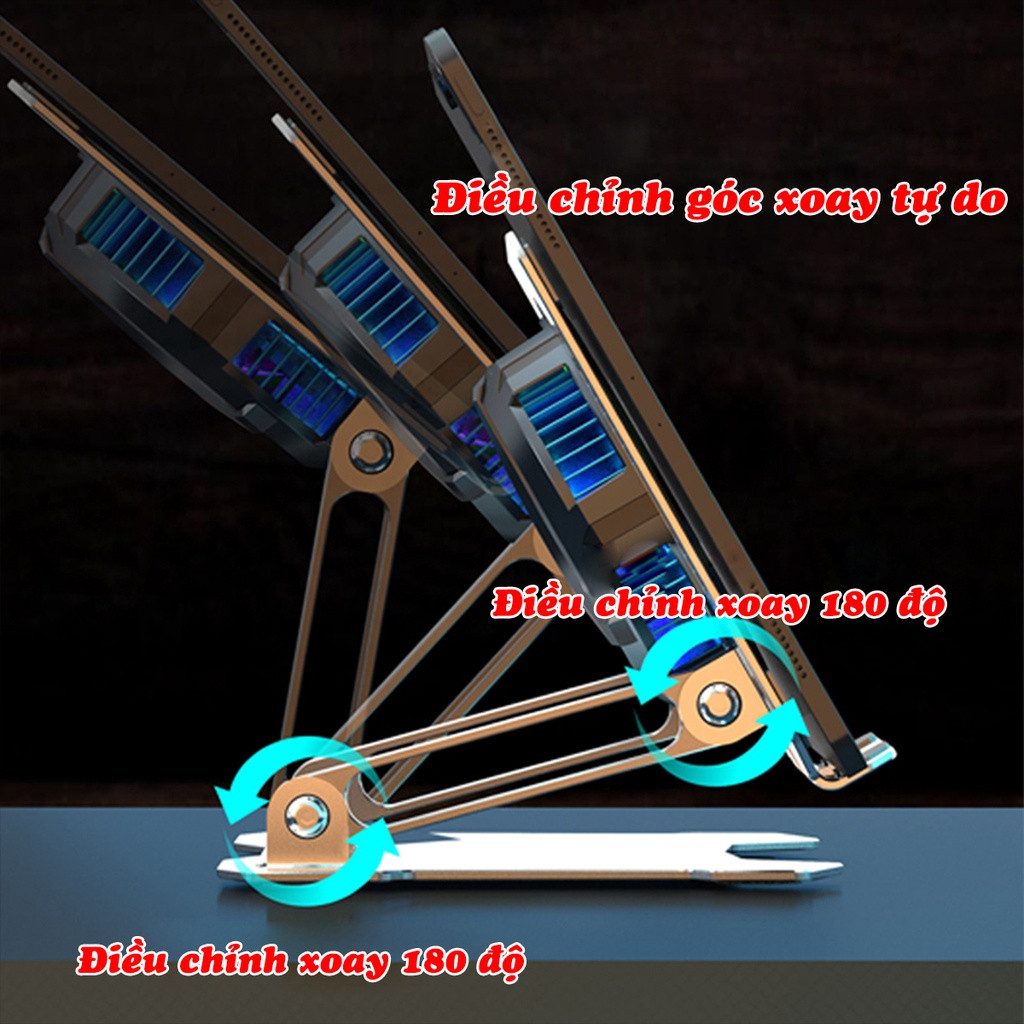 Giá đỡ máy tính bảng hợp kim nhôm cao cấp Z27 Kê đa năng gấp gọn điều chỉnh được độ cao hàng nhập khẩu