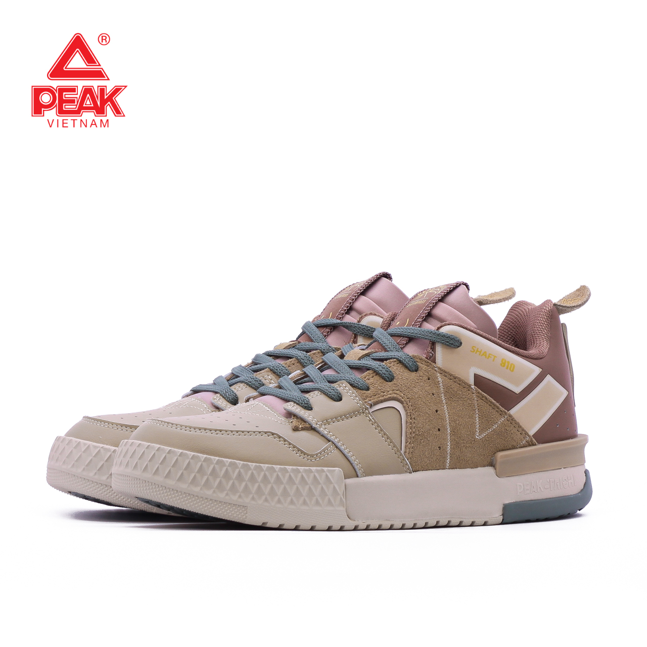Giày thể thao Nam PEAK Taichi Shaft 910 Retro cổ thấp ET21967B