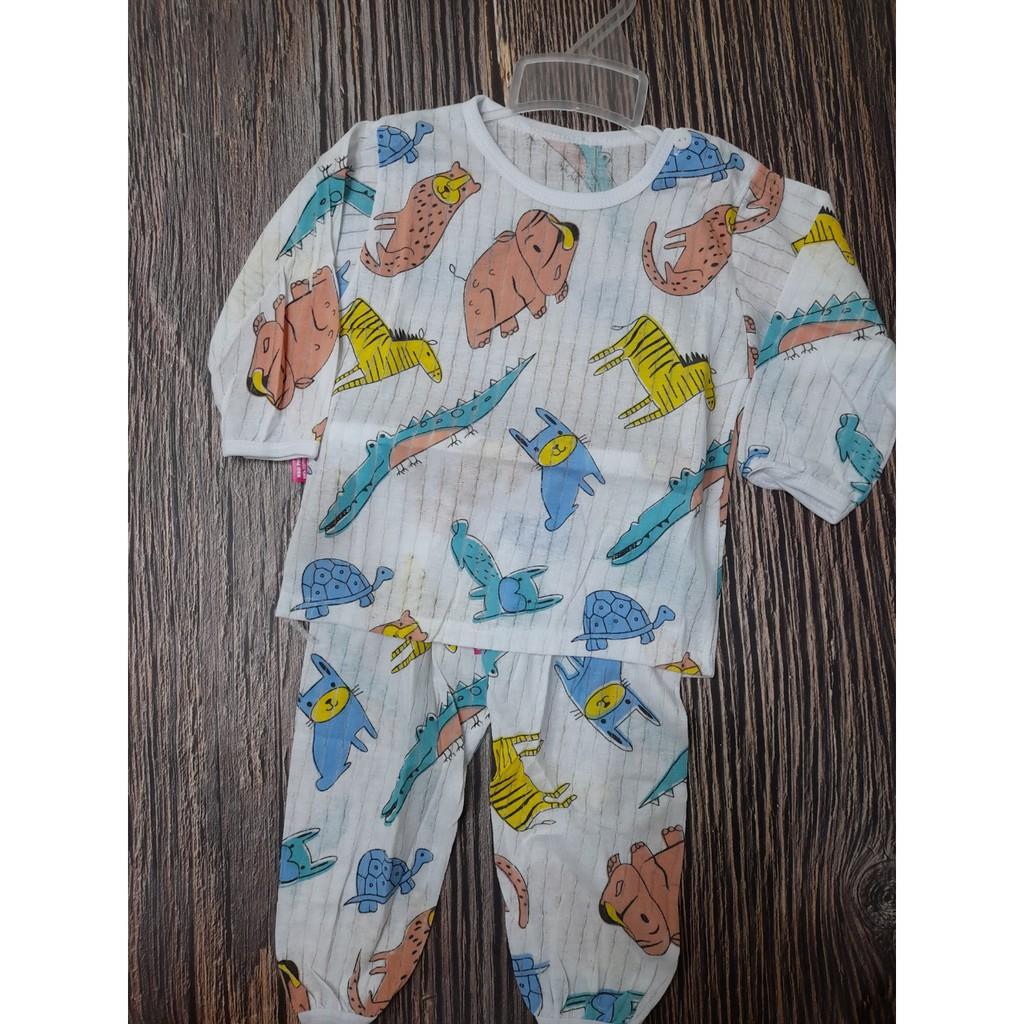 Bộ Cotton Giấy Dài Tay