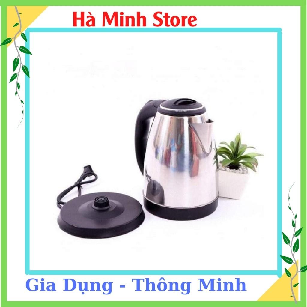 Ấm Đun Nước Siêu Tốc Tiện Dụng, Dung Tích 1,8L, Inox Chống Gỉ Sét - Ấm Tự Động Ngắt Khi Nước Sôi