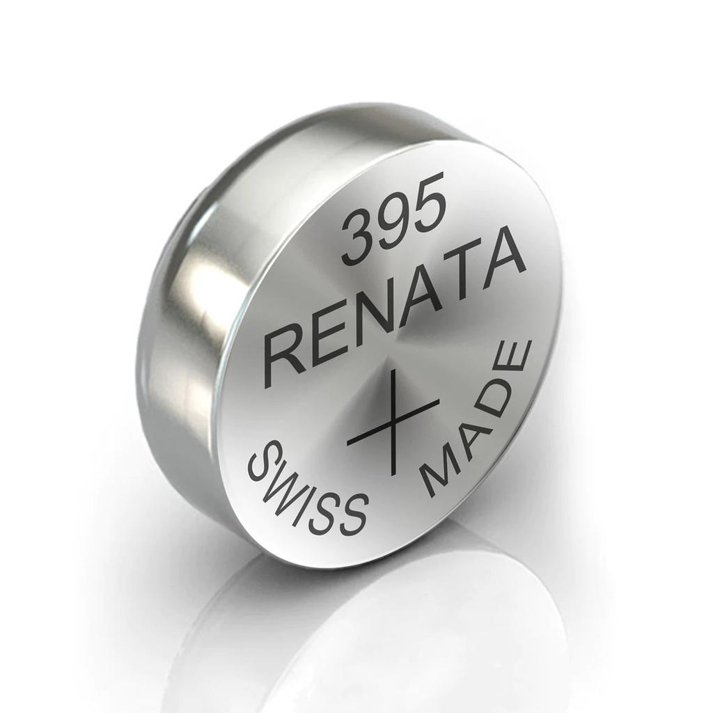 Pin đồng hồ Thụy Sỹ RENATA 395 / SR927SW oxit bạc Made in Swiss (Dạng vỉ 10 Viên)