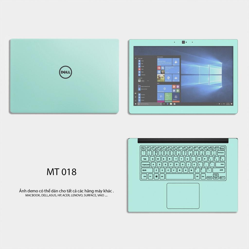 Skin Dán Laptop - Mẫu Màu Trơn (new P1) - Cho Tất Cả Các Dòng Laptop