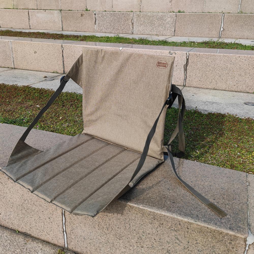 Outdoor Camping Fishing Chair Backrest Mat Foldable Chair Mat Portable Rolled Up Chair Mat With Backrest Dampproof Dustproof Chair Mat Chair Cushion