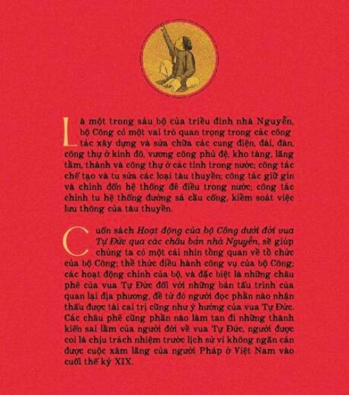 Sách - Hoạt động của bộ Công dưới đời vua Tự Đức qua các châu bản nhà Nguyễn (Nhã Nam HCM)
