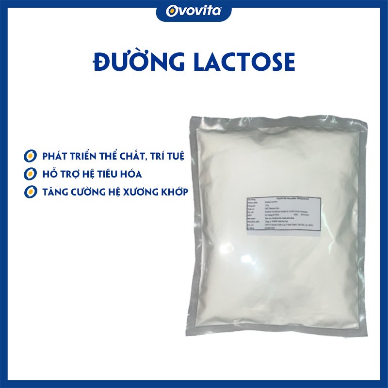 Đường Lactose Nhập Khẩu Từ Đức Túi 500 gram