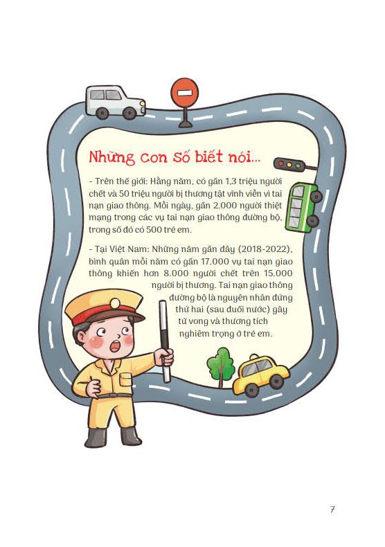 15 Bí Kíp Giúp Tớ An Toàn - Cẩm Nang Giao Thông An Toàn (Dành Cho Lứa Tuổi 6+)