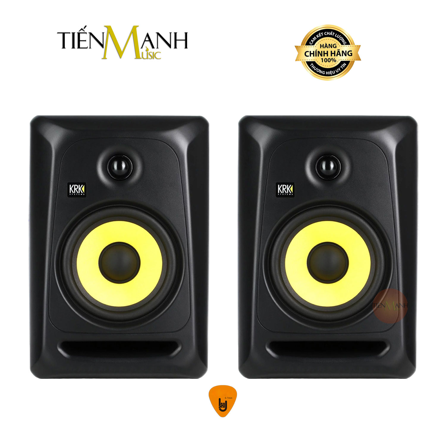Loa Kiểm Âm KRK Classic 8 CL8G3 Powered Studio Monitor Speaker Nghe Nhạc CL8 G3 Hàng Chính Hãng - Kèm Móng Gẩy DreamMaker
