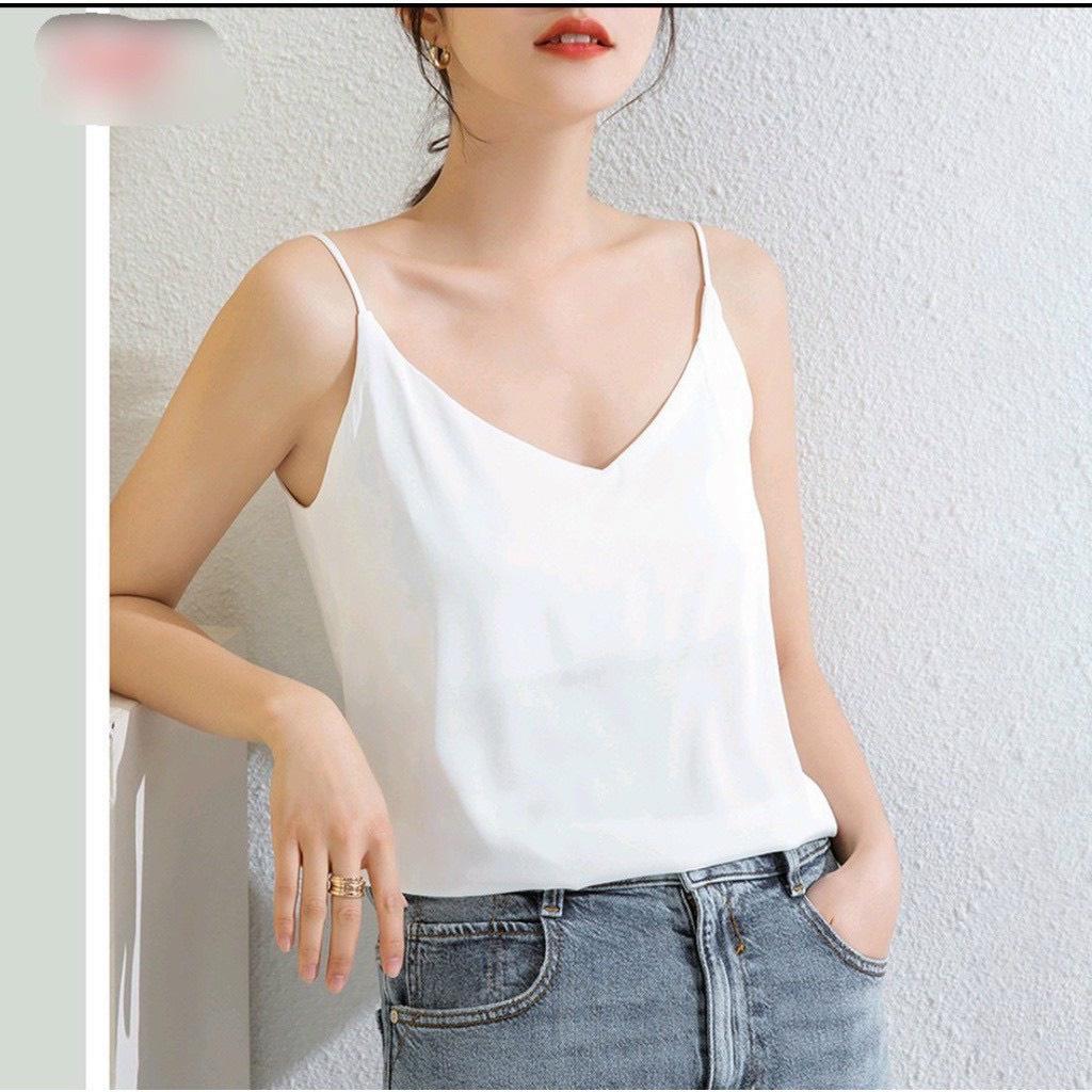 Áo 2 Dây, Chất vải Satin Nhật Bản