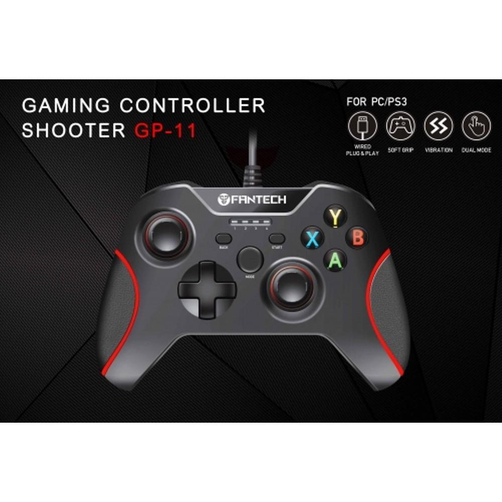 Tay Cầm Chơi Game Có Dây Fantech GP11 SHOOTER Dùng Được Cho PC, Console, Smart TV - HÀNG CHÍNH HÃNG